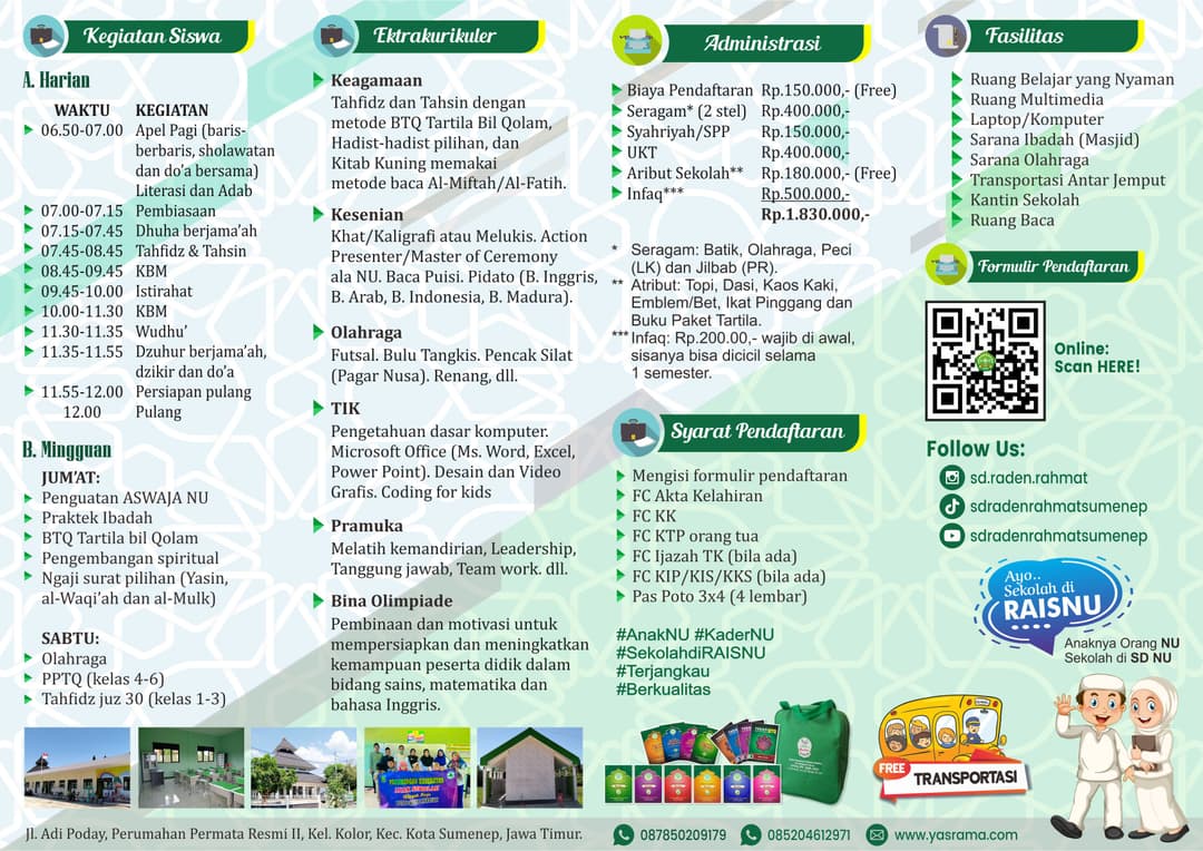 Brosur SD - Halaman Belakang